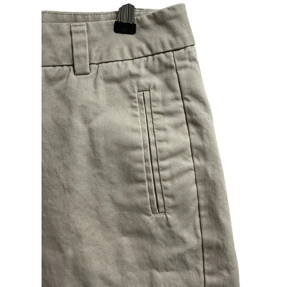 Stylus Khaki Chino Shorts - Size 2 - Women's - Pockets